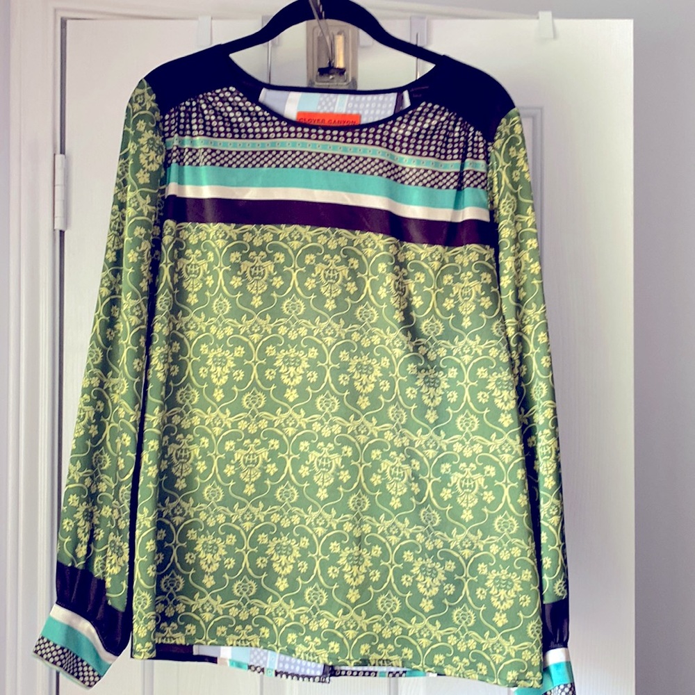 REVOLVE Clover Canyon Silk Blouse